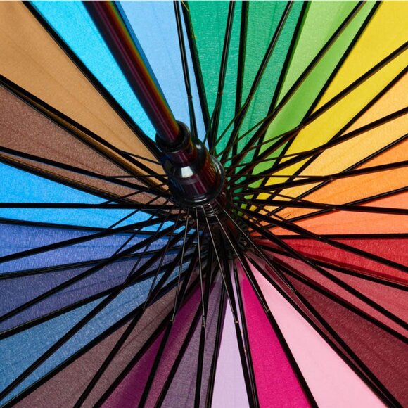 Variety To Go 24K Large Rainbow Umbrella (Straight Handle) - Picture 4 of 10